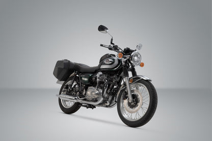 SW-Motech URBAN ABS Seitenkoffer-System | 2x 16,5 l. Kawasaki W800 / Street / Cafe, W650.