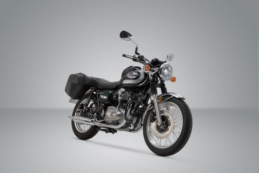 SW-Motech URBAN ABS Seitenkoffer-System | 2x 16,5 l. Kawasaki W800 / Street / Cafe, W650.