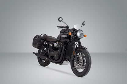 SW-Motech Legend Gear Seitentaschen-System LC Black Edition | Triumph Bonneville T100 (16-) / T120 (15-).