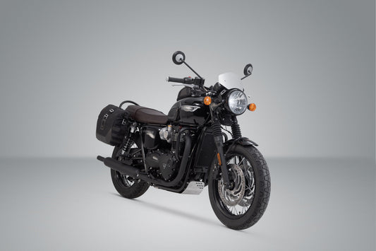 SW-Motech Legend Gear Seitentaschen-System LC Black Edition | Triumph Bonneville T100 (16-) / T120 (15-).