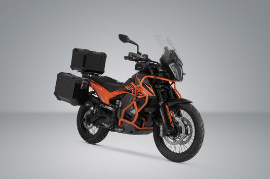 SW-Motech Adventure Set TRAX ADV | Schwarz. KTM 790 Adv/R (19-), 890 Adv/R (20-).
