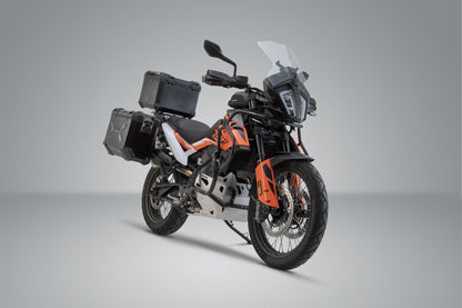 SW-Motech Adventure Set TRAX ADV | Silbern. KTM 790 Adv/R (19-), 890 Adv/R (20-).