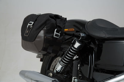 SW-Motech Legend Gear Seitentaschen-System LC Black Edition | Harley-Davidson Sportster Modelle (04-).