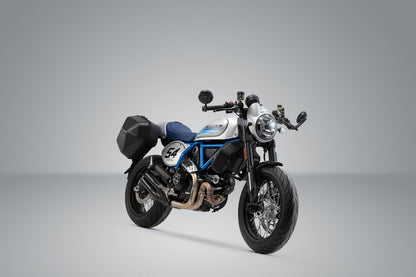 SW-Motech URBAN ABS Seitenkoffer-System | 2x 16,5 l. Ducati Scrambler Cafe Racer (17-18).