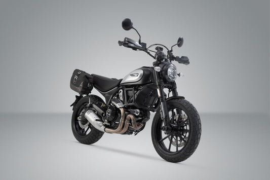 SW-Motech Legend Gear Seitentaschen-System LC Black Edition | Ducati Scrambler Modelle (18-).