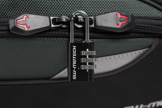 SW-Motech Motorradtaschen-Schloss | Schwarz. Mit Zahlencode.