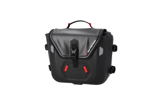 SW-Motech SysBag WP S mit Adapterplatte links | 12-16l. Wasserdicht. Für Seitenträger.