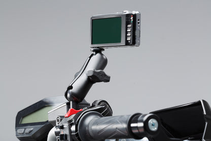 SW-Motech 1" Kugel für M10-Spiegelgewinde | Für M10 x 1,25 mm Gewinde. Für RAM Arm. Schwarz.