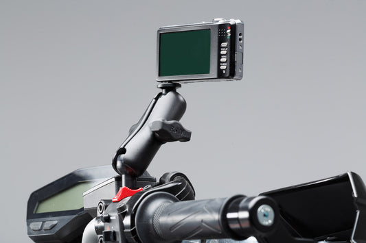 SW-Motech 1" Kugel für M10-Spiegelgewinde | Für M10 x 1,25 mm Gewinde. Für RAM Arm. Schwarz.