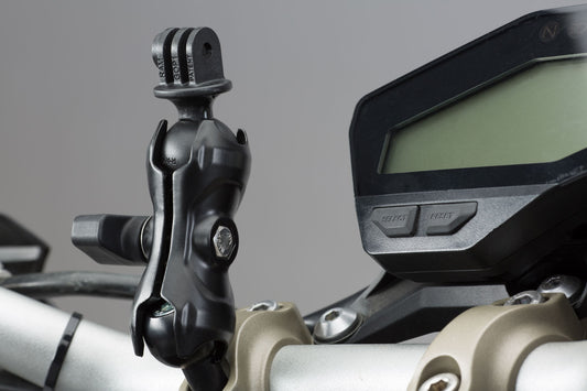 SW-Motech 1" Kugel mit Aufnahme für GoPro Kamera | Für RAM Arm. Schwarz.