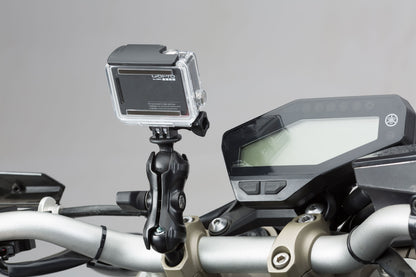 SW-Motech Universal GoPro Kamera-Kit | Inkl. 1" Kugel, Klemmarm, GoPro-Aufnahme.