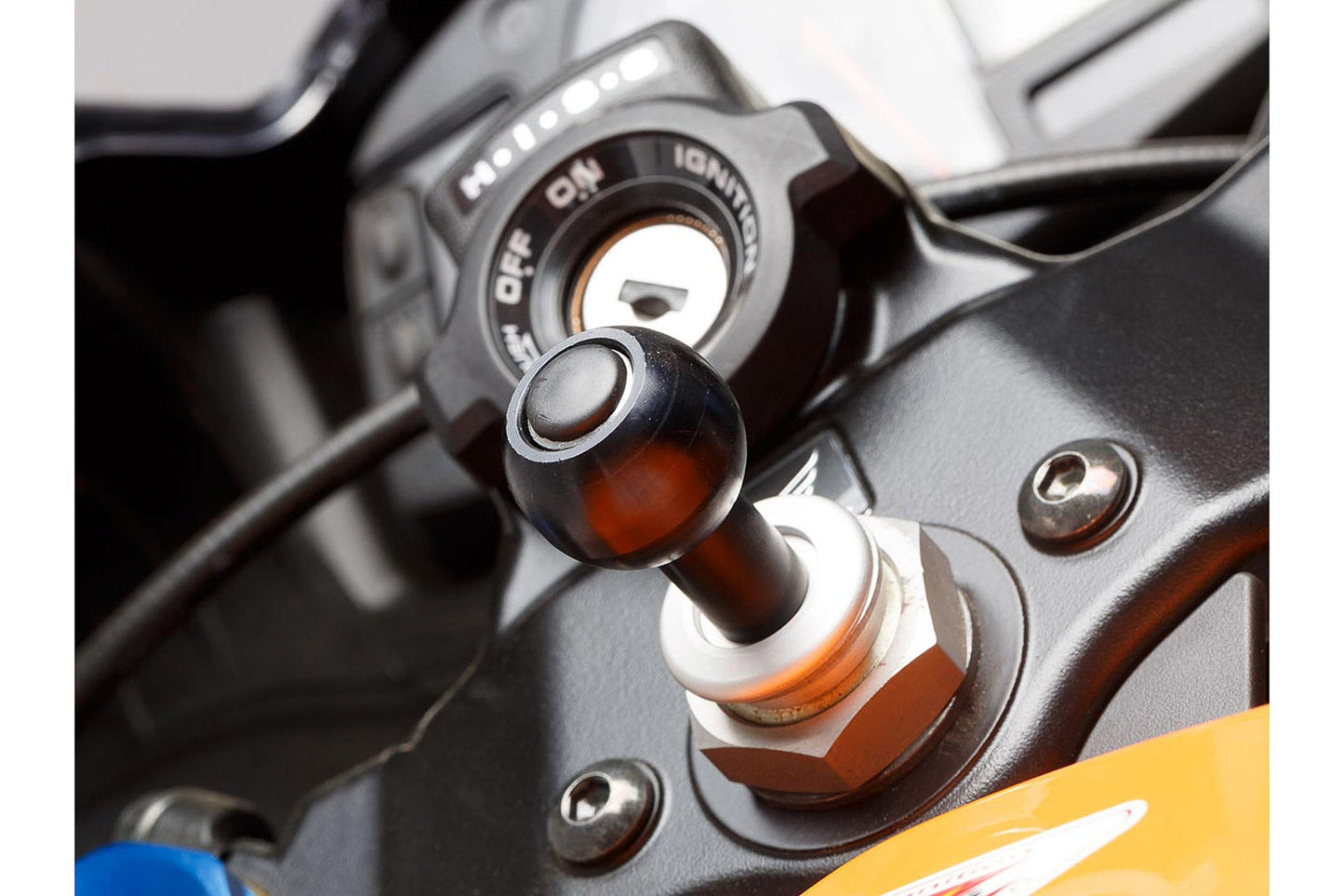 SW-Motech Kugelklemme für Steuerkopfrohr | Für Ø 12,5-25 mm. 1" Kugel.