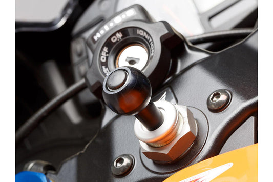 SW-Motech Kugelklemme für Steuerkopfrohr | Für Ø 12,5-25 mm. 1" Kugel.