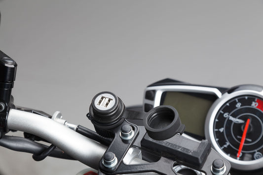 SW-Motech KFZ-Ladekabel Mini-USB | Für Zigarettenanzünder / KFZ-Steckd. 2000 mA. 12V.