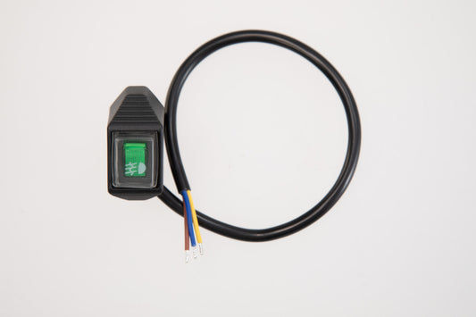 SW-Motech EVO Fernlicht-Schalter für Cockpit | Für Fernscheinwerfer. Blau leuchtend.