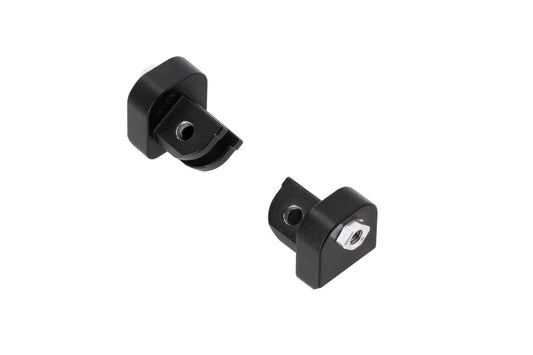 SW-Motech ION Fußrasten-Kit | Silbern. Aprilia-, BMW-, Suzuki- Modelle.