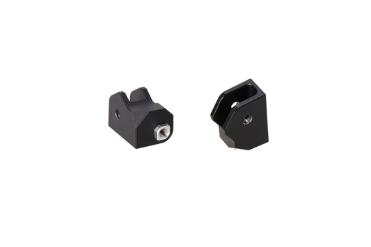 SW-Motech Anbaumaterial für ION Fußraste | Silbern. BMW R 1200 GS, R 1250 GS, R 1300 GS.