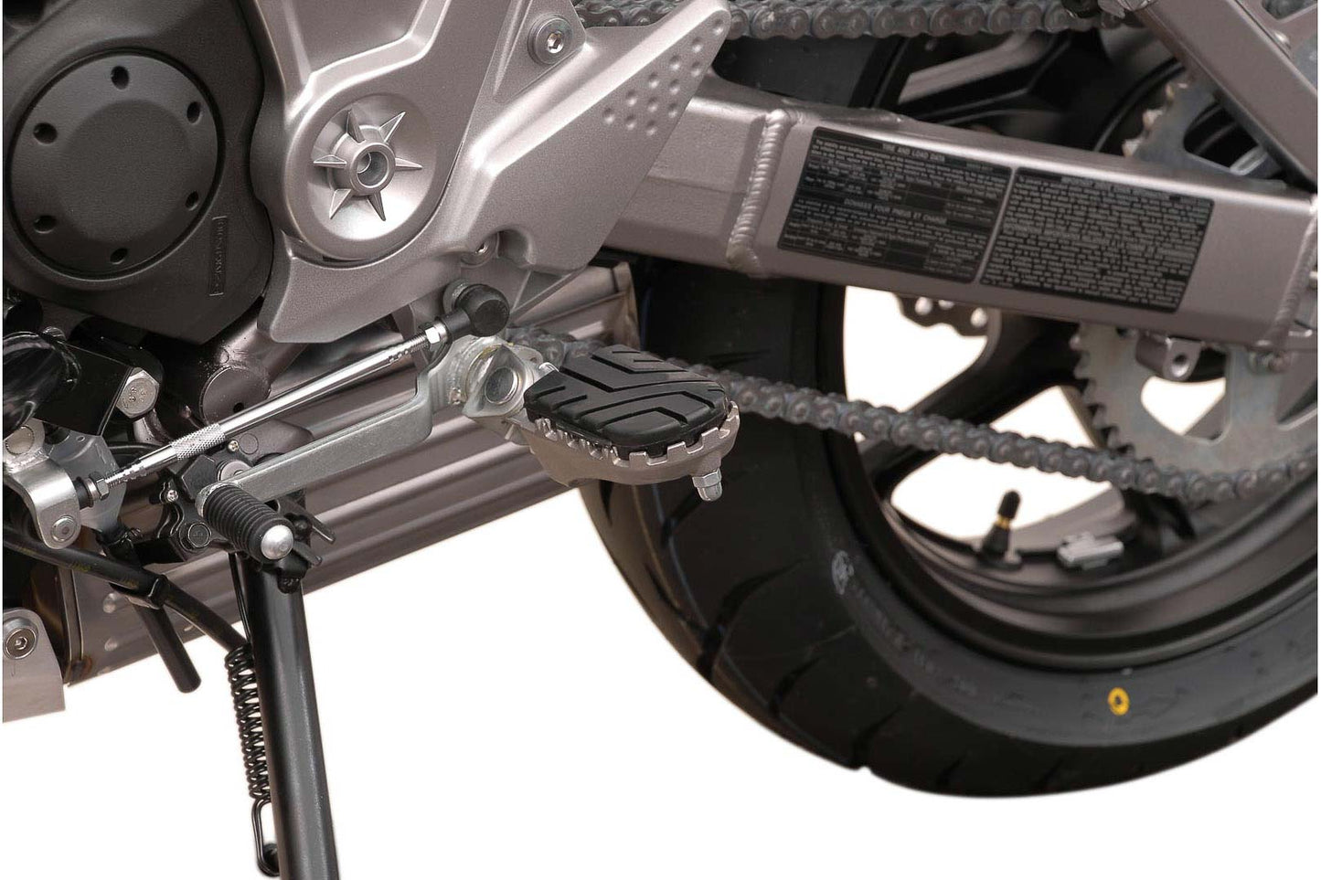 SW-Motech Anbaumaterial für EVO Fußraste | Silbern. BMW R 1300 GS Adventure (24-).