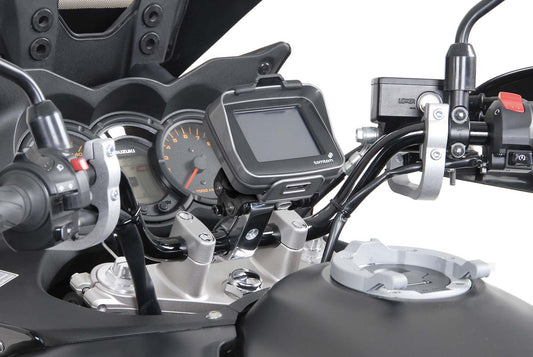 SW-Motech Adapterkit für Garmin zumo Modelle | Für Navi-Halter. Schwarz.