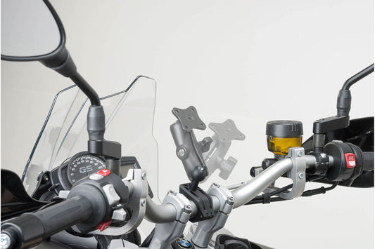 SW-Motech 1" Kugel-Kit | Mit Halterung am Spiegelgewinde für M8/M10 Gewinde