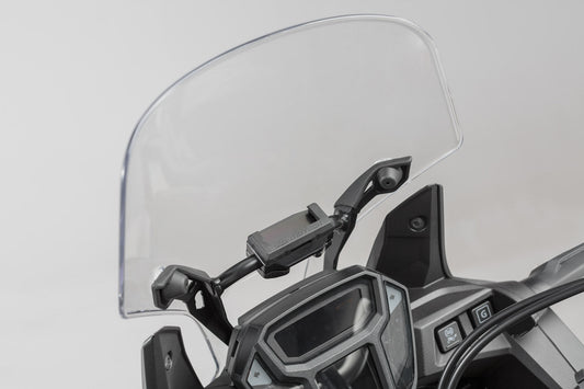 SW-Motech Navi-Halter an Rohr Ø 10/12 mm | Schwarz.