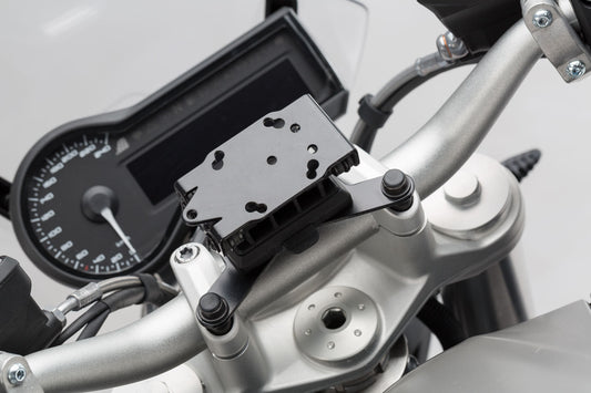 SW-Motech Navi-Halter am Lenker | Schwarz. BMW-Modelle.