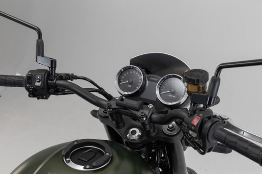 SW-Motech Navi-Halter im Cockpit | Schwarz. Kawasaki Z900RS/ Cafe / SE (17-).
