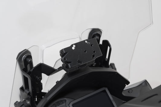 SW-Motech Navi-Halter im Cockpit | Schwarz. Kawasaki Z900RS/ Cafe / SE (17-).