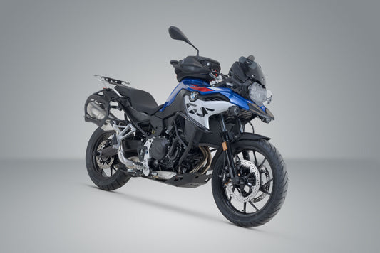 SW-Motech Adventure Set DUSC mit Topcase XL | Schwarz. BMW F 750/800/850 GS. Für Edelstahlträ.