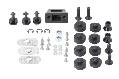SW-Motech Adapterplatte für ALU-RACK Gepäckträger | Für Givi/Kappa Monokey. Schwarz.