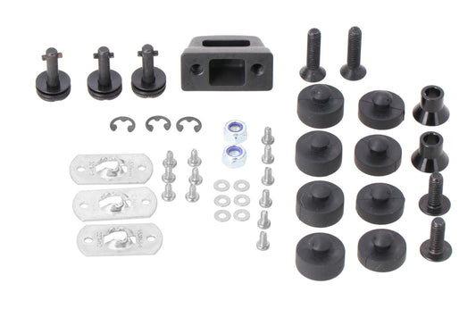 SW-Motech Adapterplatte für ALU-RACK Gepäckträger | Für Givi/Kappa Monokey. Schwarz.
