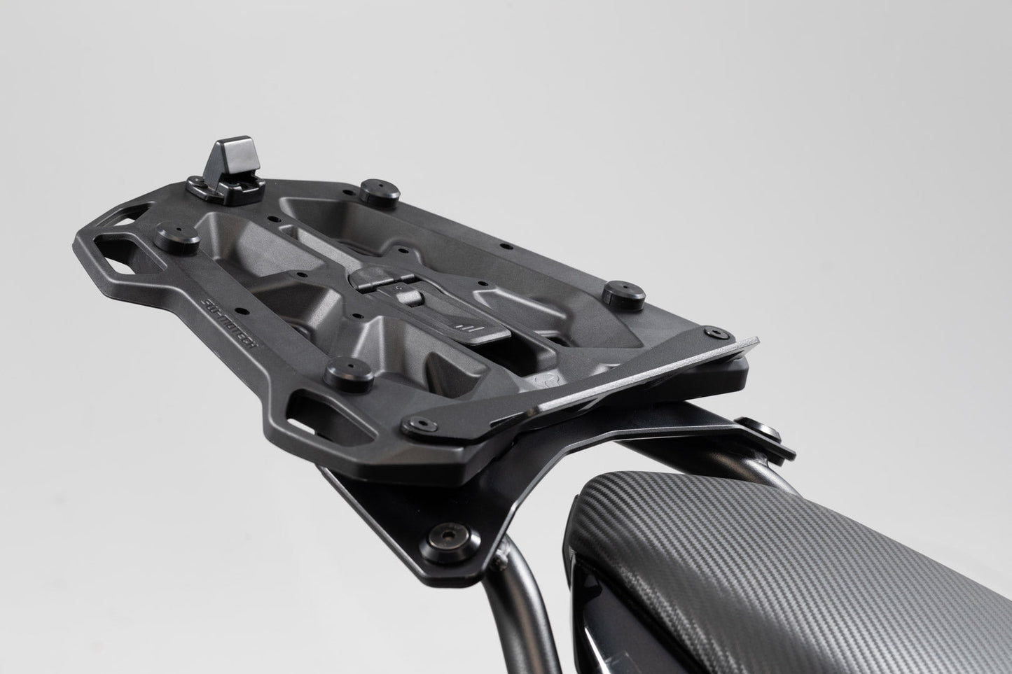 SW-Motech Adapterplatte für STREET-RACK Gepäckträger | Für TRAX Topcase ADV/ION/EVO. Schwarz.