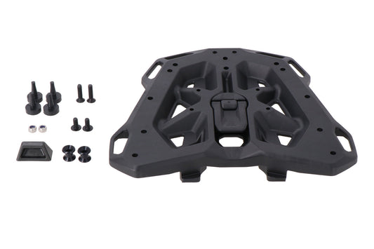 SW-Motech Adapterplatte für STREET-RACK Gepäckträger | Für Shad 2. Schwarz.