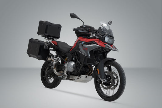 SW-Motech Adventure Set TRAX ADV | Schwarz. BMW F 750/800/850 GS. Für Edelstahlträ.