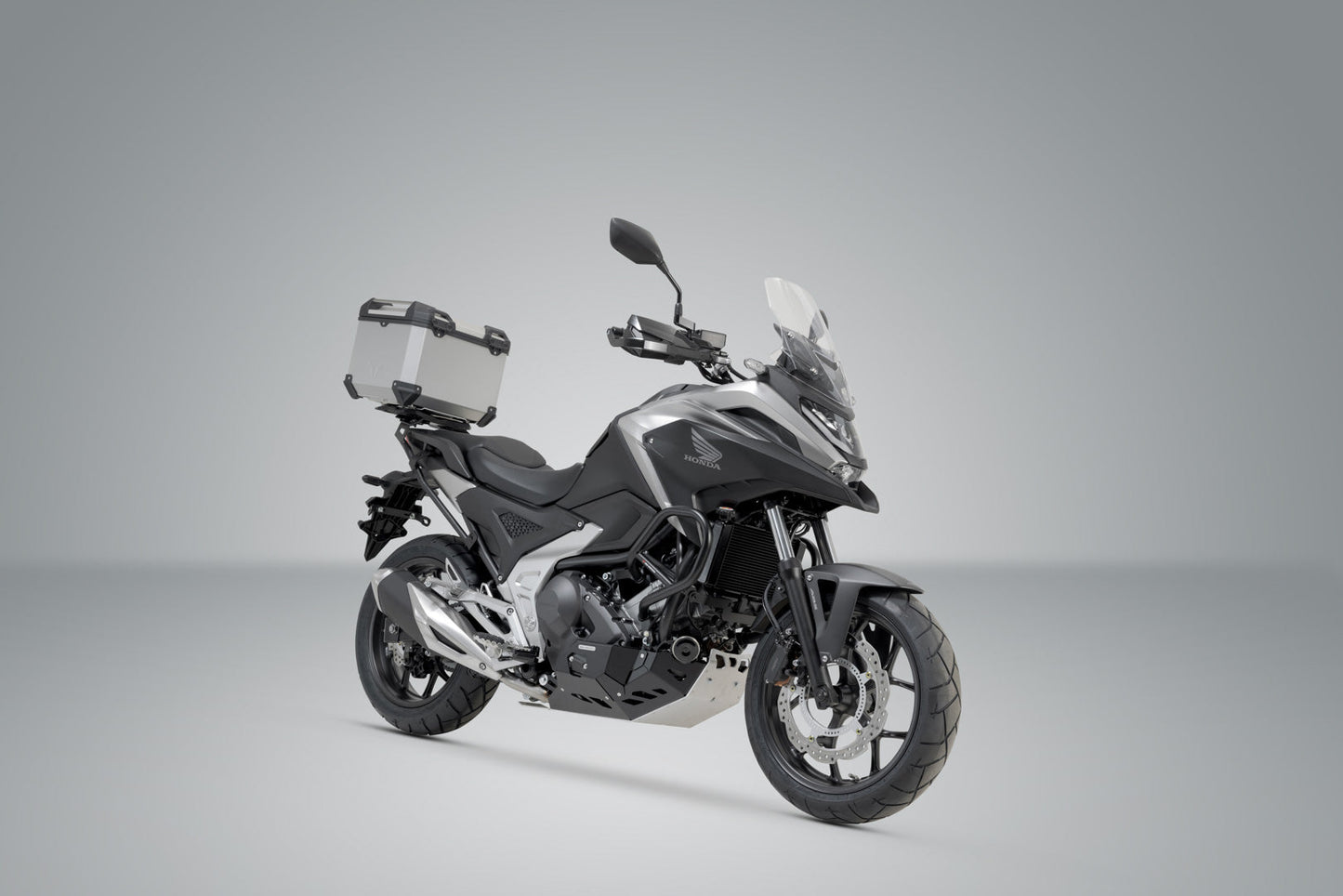 SW-Motech TRAX ADV Topcase-System | Silbern. Honda NC750X / XD (20-).