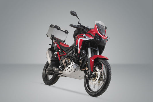SW-Motech TRAX ADV Topcase-System | Silbern. Honda CRF1100L Africa Twin (19-21).