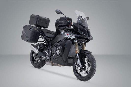 SW-Motech Adventure Set DUSC mit Topcase L | Schwarz. BMW S 1000 XR (19-).