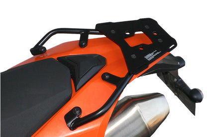 SW-Motech STEEL-RACK Gepäckträger | Schwarz. KTM LC8 950-990 Adventure.