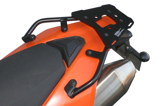 SW-Motech ALU-RACK Gepäckträger | Schwarz. KTM LC4 690 Enduro (07-18).