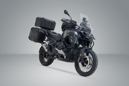 SW-Motech Adventure Set DUSC mit Topcase XL | Schwarz. BMW R 1300 GS (23-). BMW Topcase Halter.