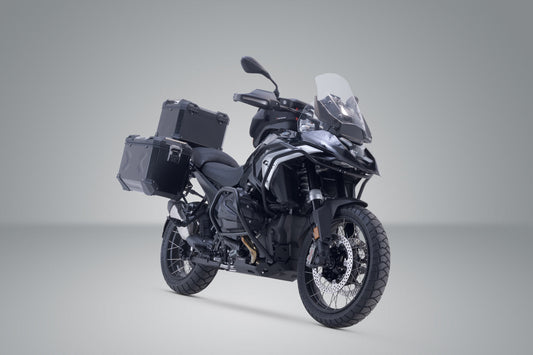 SW-Motech Adventure Set TRAX ADV | Schwarz. BMW R 1300 GS (23-). BMW Topcase Halter.
