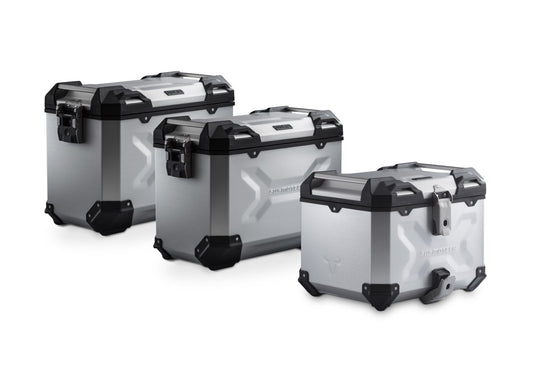 SW-Motech Adventure Set TRAX ADV | Schwarz. BMW R 1300 GS (23-). BMW Topcase Halter.