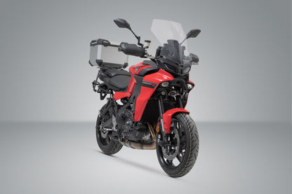 SW-Motech TRAX ADV Topcase-System | Silbern. Yamaha Tracer 9 / GT (20-) / GT+ (22-).