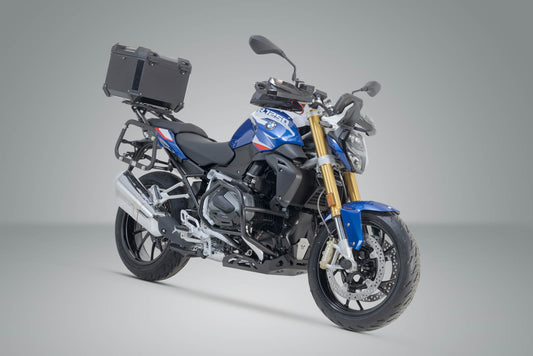 SW-Motech TRAX ADV Topcase-System | Schwarz. BMW R1200 R/RS (14-18), R1250 R/RS (18-).