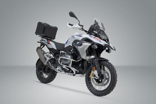 SW-Motech TRAX ADV Topcase-System | Silbern. BMW R 1250 GS / Adv (21-) m. Rallye Sitz.
