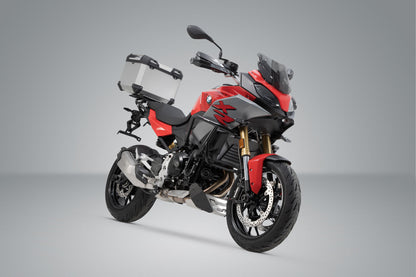 SW-Motech TRAX ADV Topcase-System | Silbern. BMW F 900 R / XR (19-).