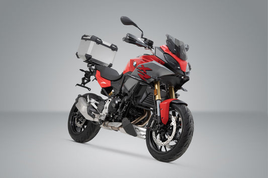 SW-Motech TRAX ADV Topcase-System | Silbern. BMW F 900 R / XR (19-).