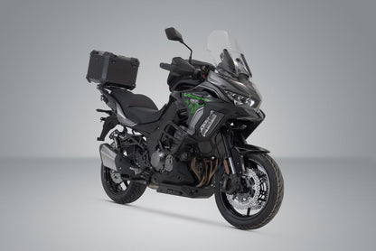 SW-Motech TRAX ADV Topcase-System | Schwarz. Kawasaki Versys 1000 (11-) / 1100 (24-).