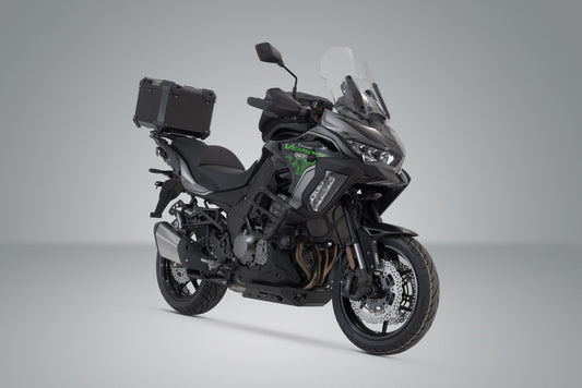 SW-Motech TRAX ADV Topcase-System | Schwarz. Kawasaki Versys 1000 (11-) / 1100 (24-).