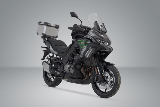 SW-Motech TRAX ADV Topcase-System | Silbern. Versys 1000 (11-) / 1100 (24-).